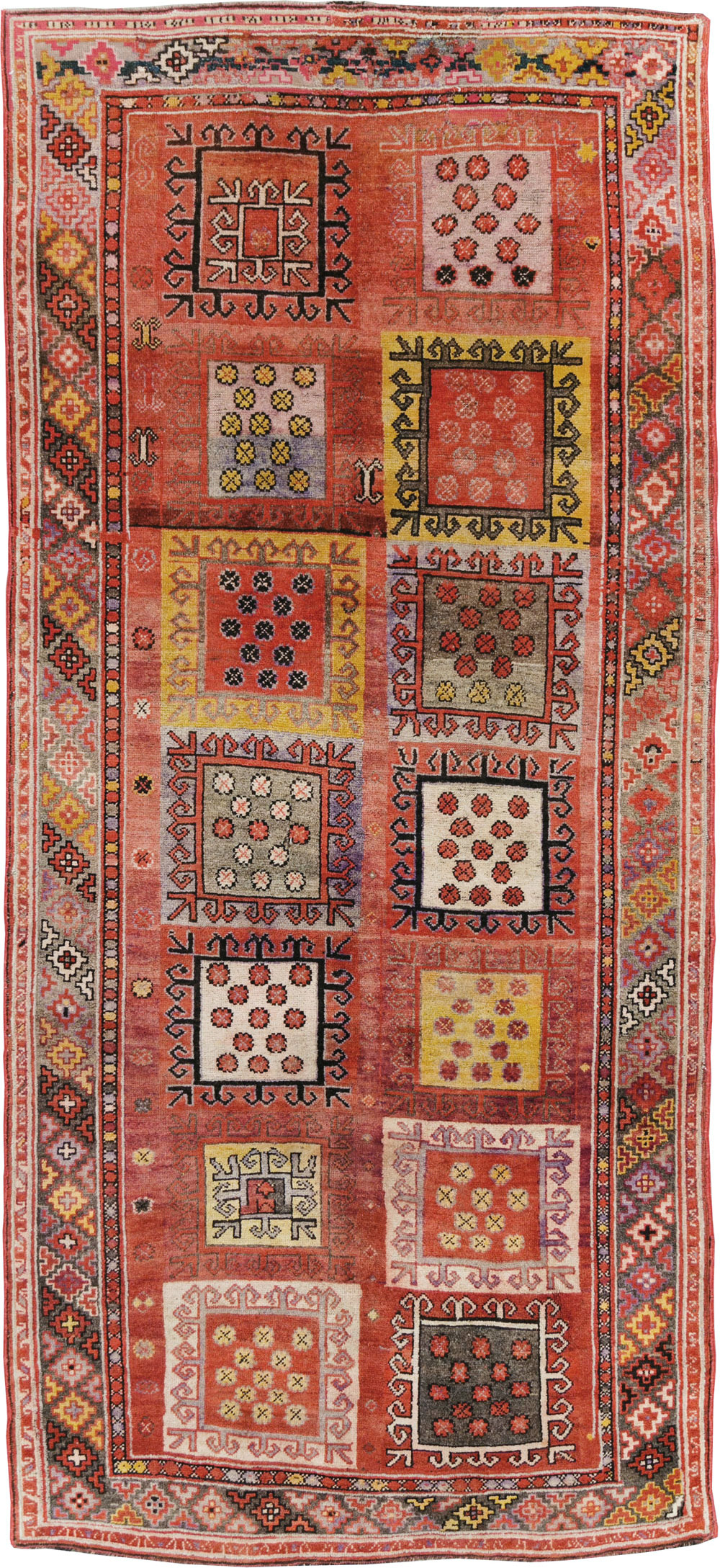 Antique East Turkestan Khotan Gallery Rug, No.20231 - Gss