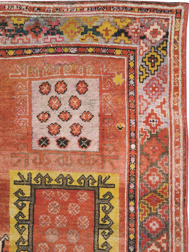 Antique East Turkestan Khotan Gallery Rug, No.20231 - Gss