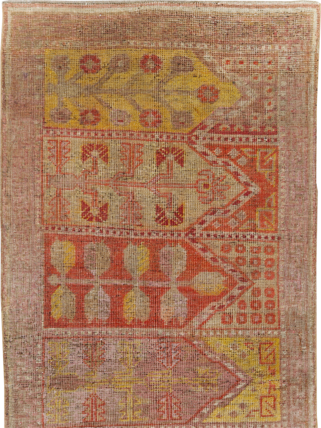 Antique East Turkestan Khotan Saph Runner, No.20233 - Gss