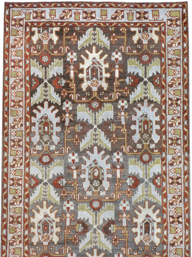 Antique Malayer Runner, No.20238 - Gss