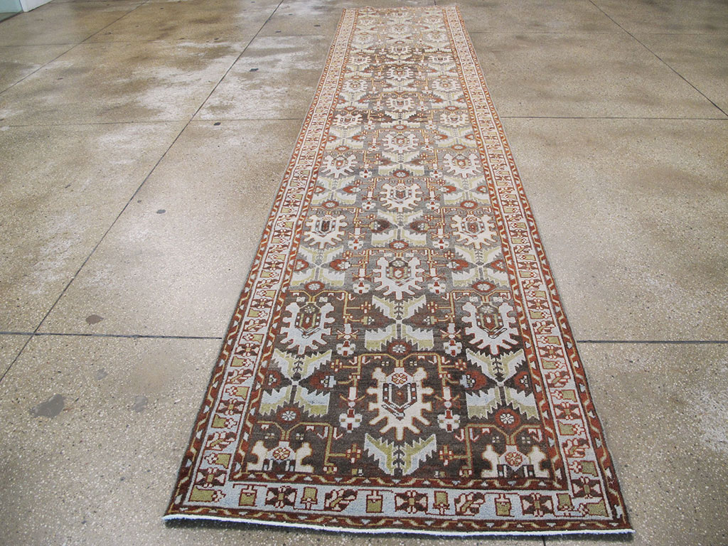 Antique Malayer Runner, No.20238 - Gss
