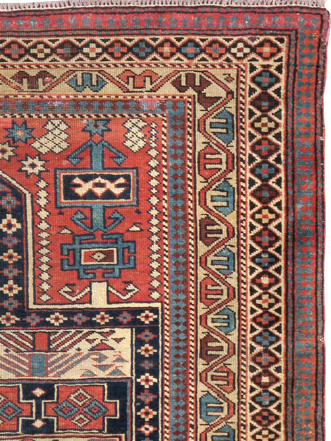 Antique Caucasian Shirvan Rug, No.20242 - Gss