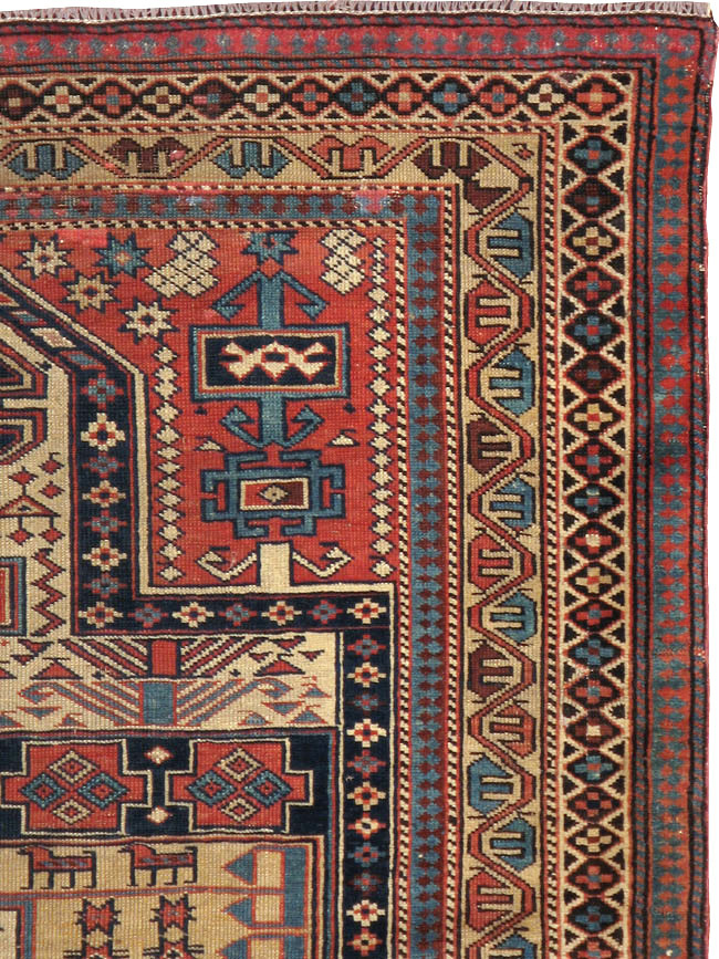 Antique Caucasian Shirvan Rug, No.20242 - Gss