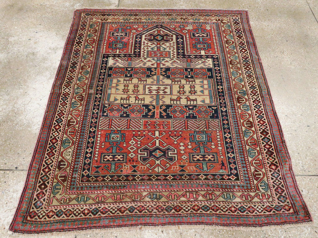 Antique Caucasian Shirvan Rug, No.20242 - Gss