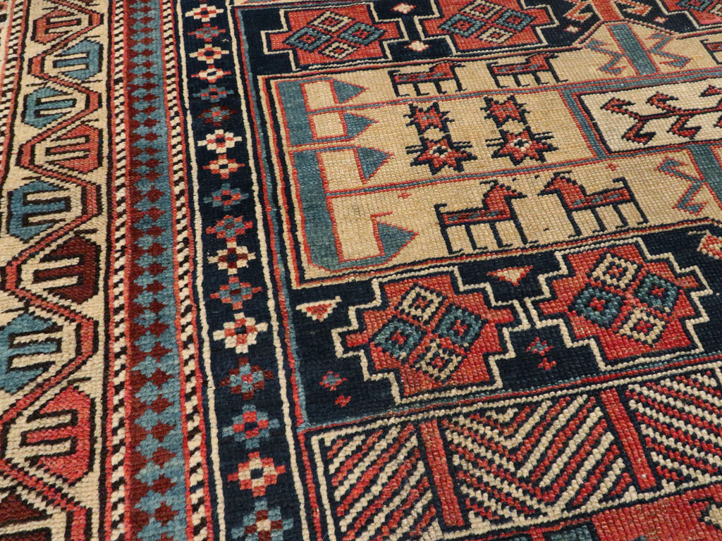 Antique Caucasian Shirvan Rug, No.20242 - Gss