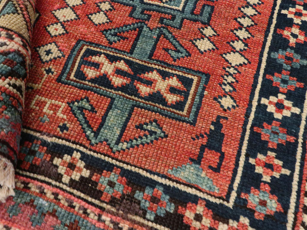 Antique Caucasian Shirvan Rug, No.20242 - Gss
