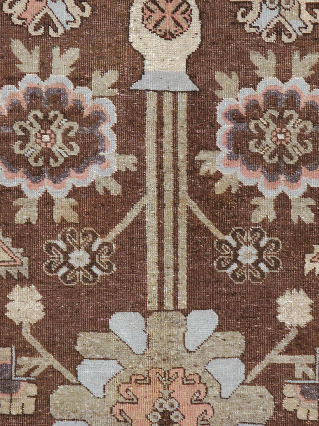 Antique East Turkestan Khotan Carpet, No.20263 - Gss