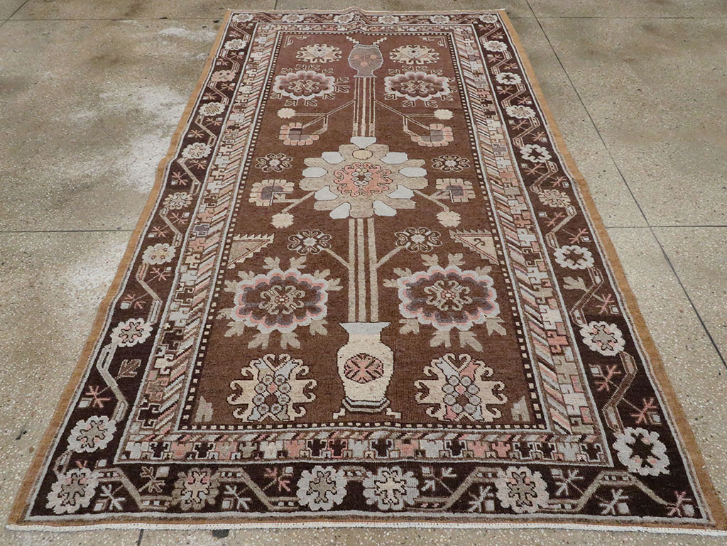 Antique East Turkestan Khotan Carpet, No.20263 - Gss
