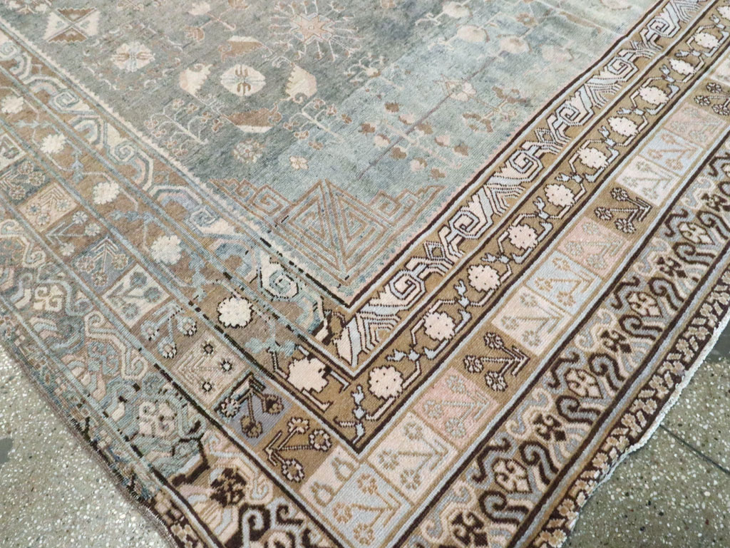 Antique East Turkestan Khotan Carpet, No.20277 - Gss