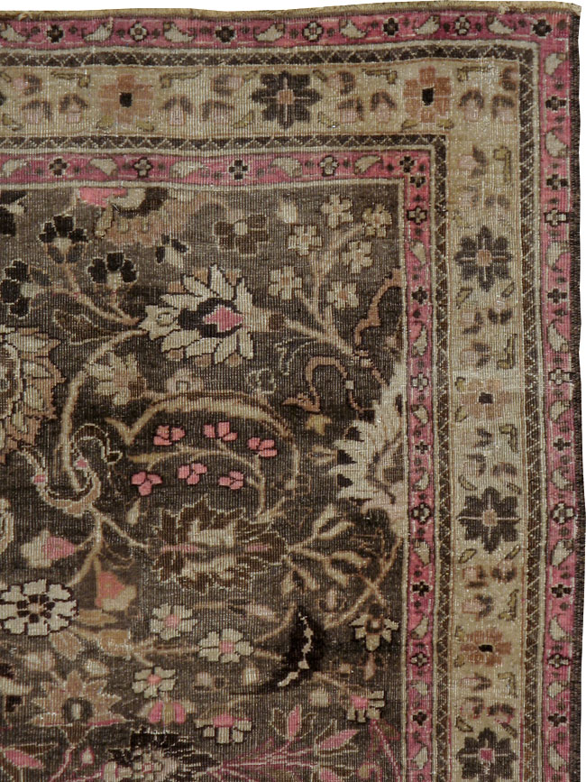 Antique Persian Mashad Rug, No.20281 - Gss