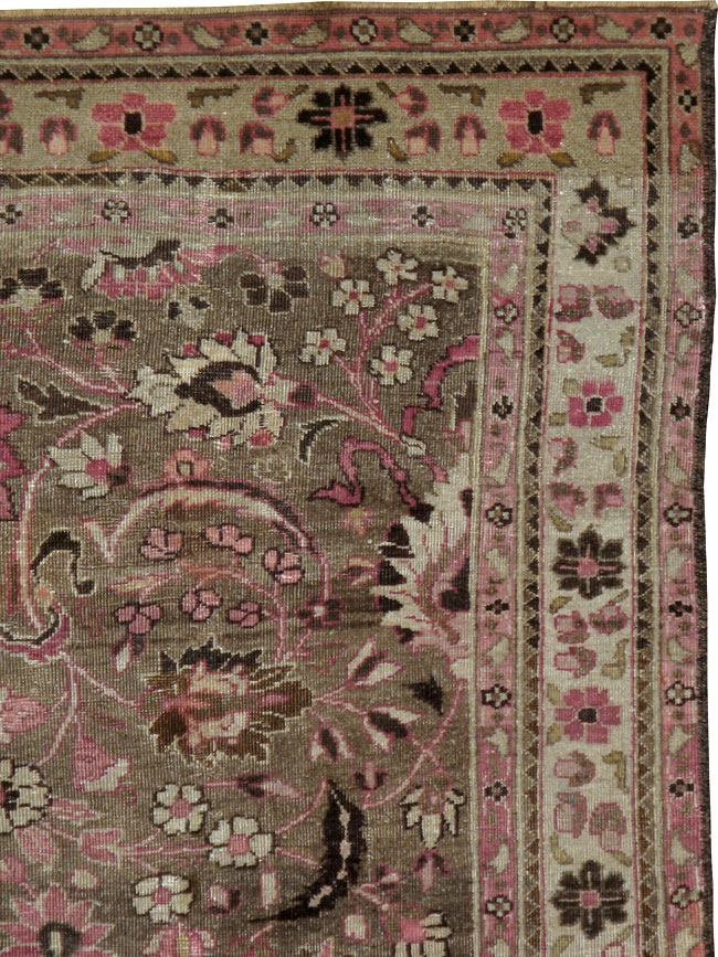 Antique Persian Mashad Rug, No.20281 - Gss