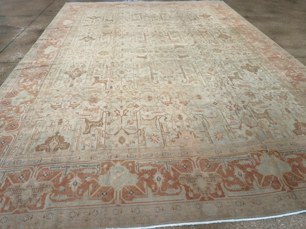 Antique Persian Tabriz Carpet, No.20288 - Gss
