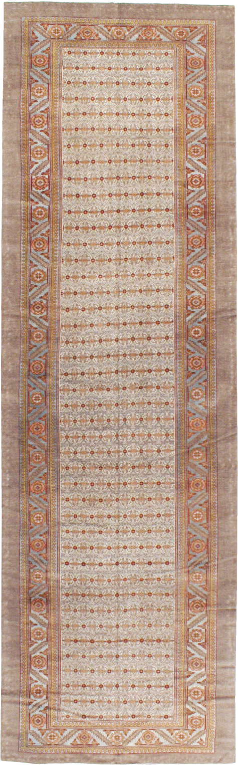 Antique Persian Serab Wide Gallery Runner, No.20289 - Gss