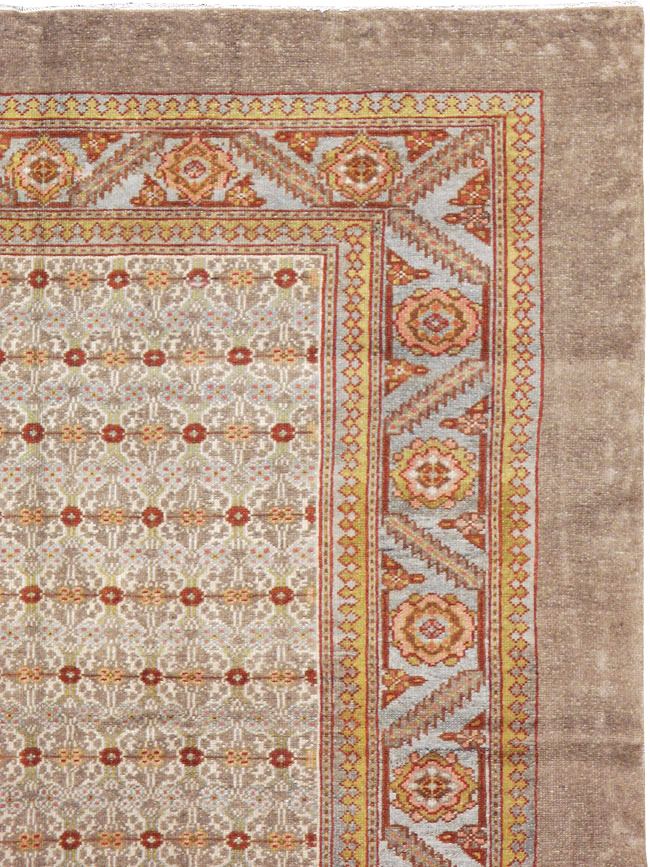 Antique Persian Serab Wide Gallery Runner, No.20289 - Gss