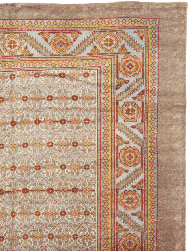 Antique Persian Serab Wide Gallery Runner, No.20289 - Gss