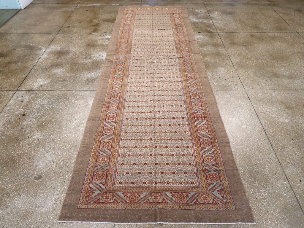 Antique Persian Serab Wide Gallery Runner, No.20289 - Gss