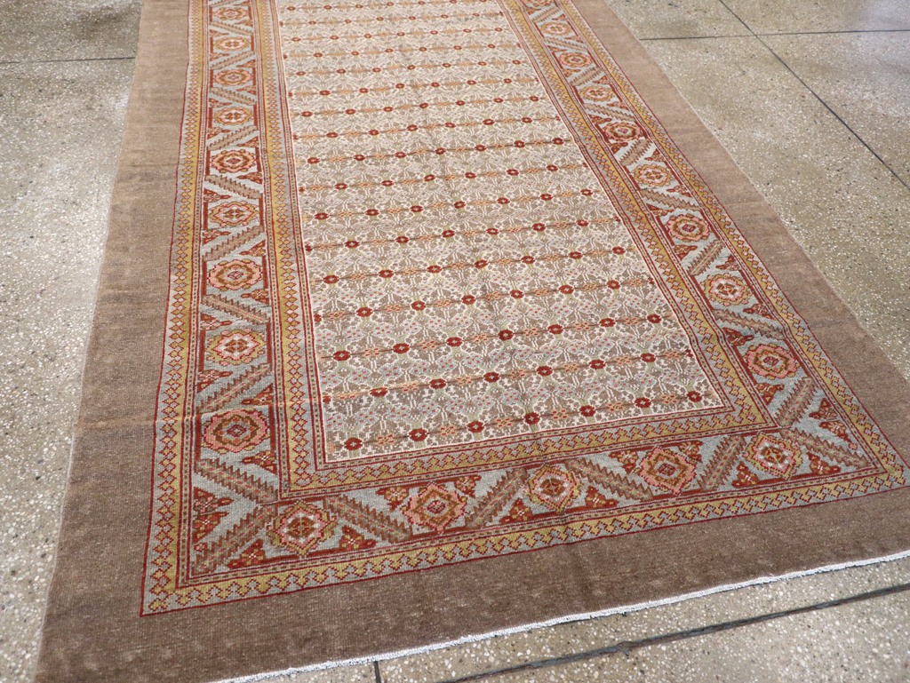 Antique Persian Serab Wide Gallery Runner, No.20289 - Gss