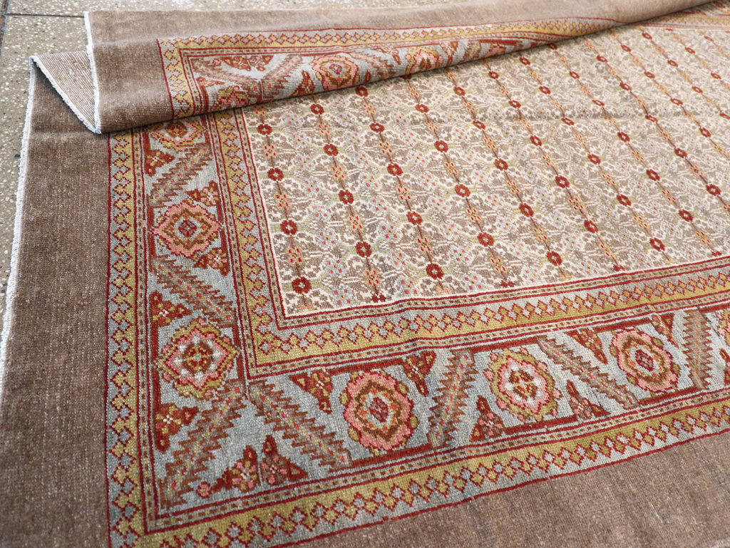 Antique Persian Serab Wide Gallery Runner, No.20289 - Gss