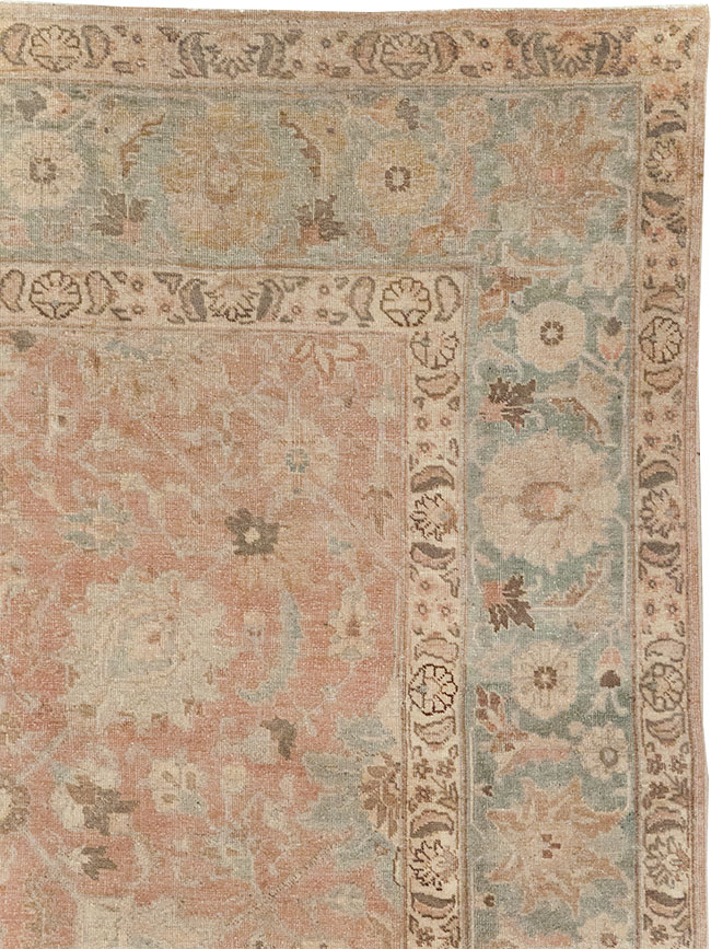 Antique Persian Tabriz Accent Carpet, No.20290 - Gss
