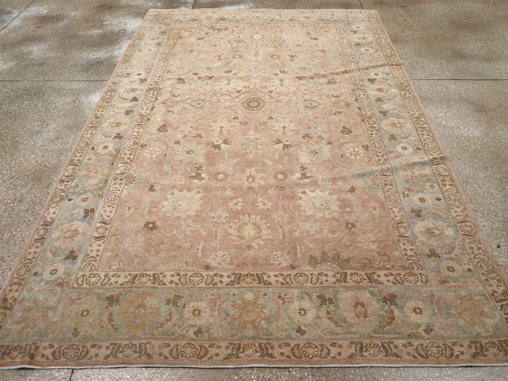 Antique Persian Tabriz Accent Carpet, No.20290 - Gss