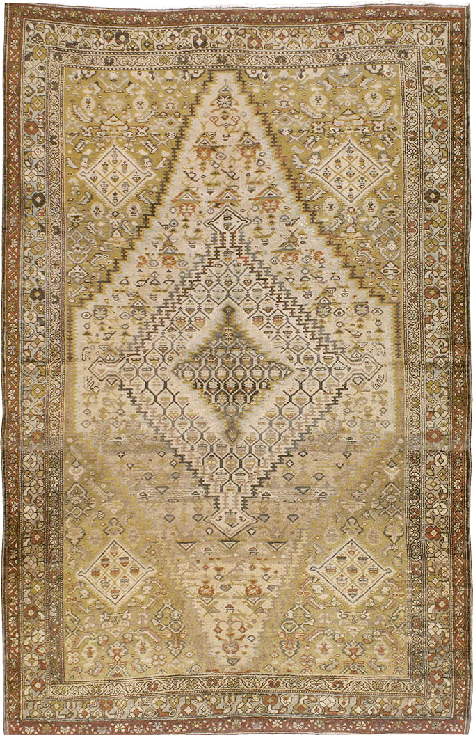 Antique Persian Malayer Rug, No.20293 - Gss