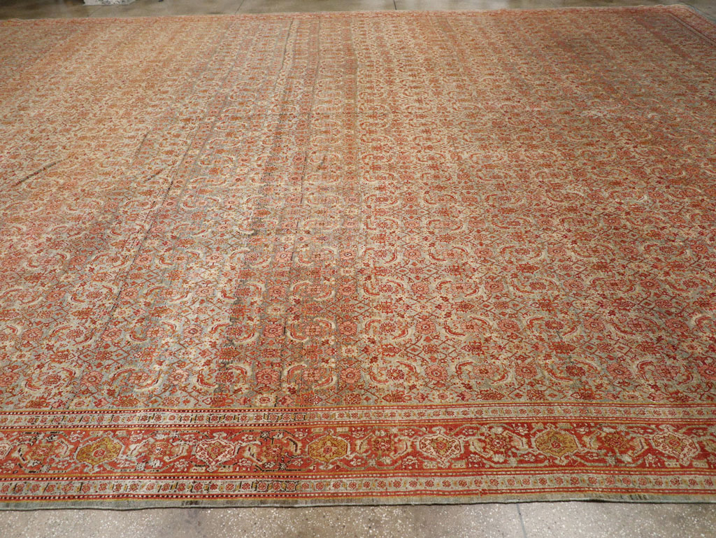 Antique Persian Senneh Carpet, No.20301 - Gss