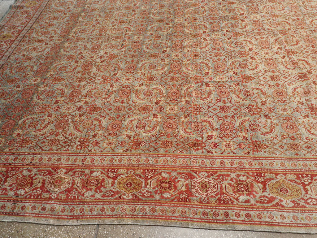 Antique Persian Senneh Carpet, No.20301 - Gss