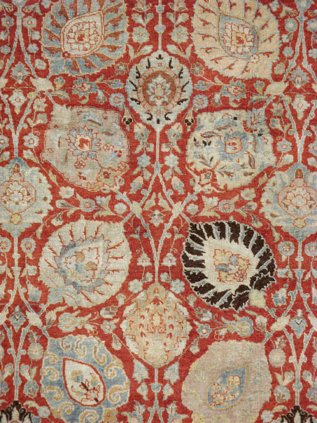 Antique Persian Tabriz Carpet, No.20304 - Gss