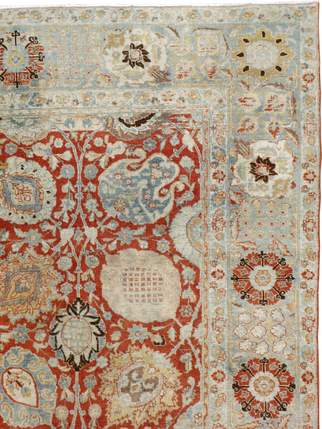 Antique Persian Tabriz Carpet, No.20304 - Gss