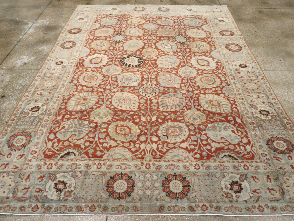 Antique Persian Tabriz Carpet, No.20304 - Gss
