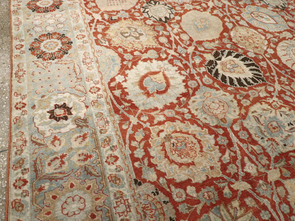 Antique Persian Tabriz Carpet, No.20304 - Gss