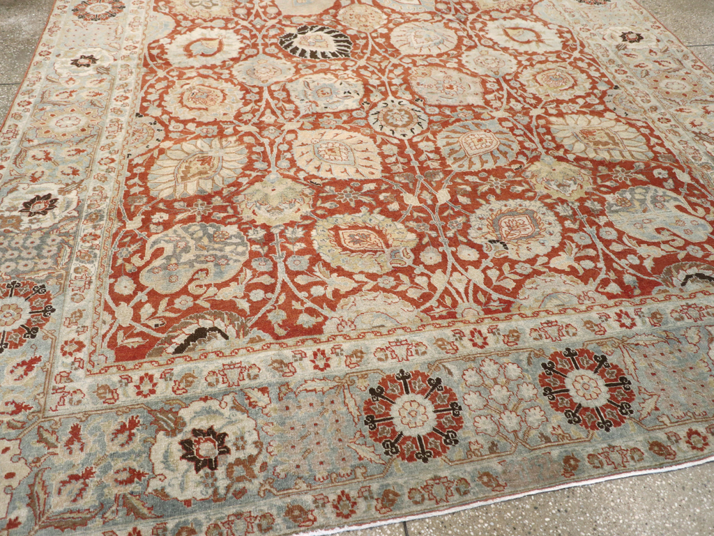 Antique Persian Tabriz Carpet, No.20304 - Gss