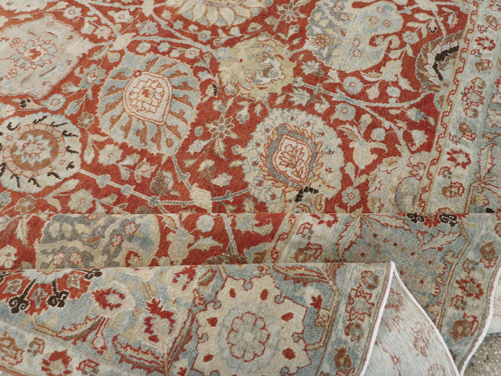 Antique Persian Tabriz Carpet, No.20304 - Gss