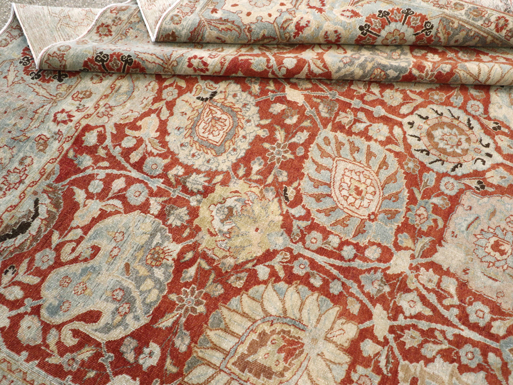 Antique Persian Tabriz Carpet, No.20304 - Gss