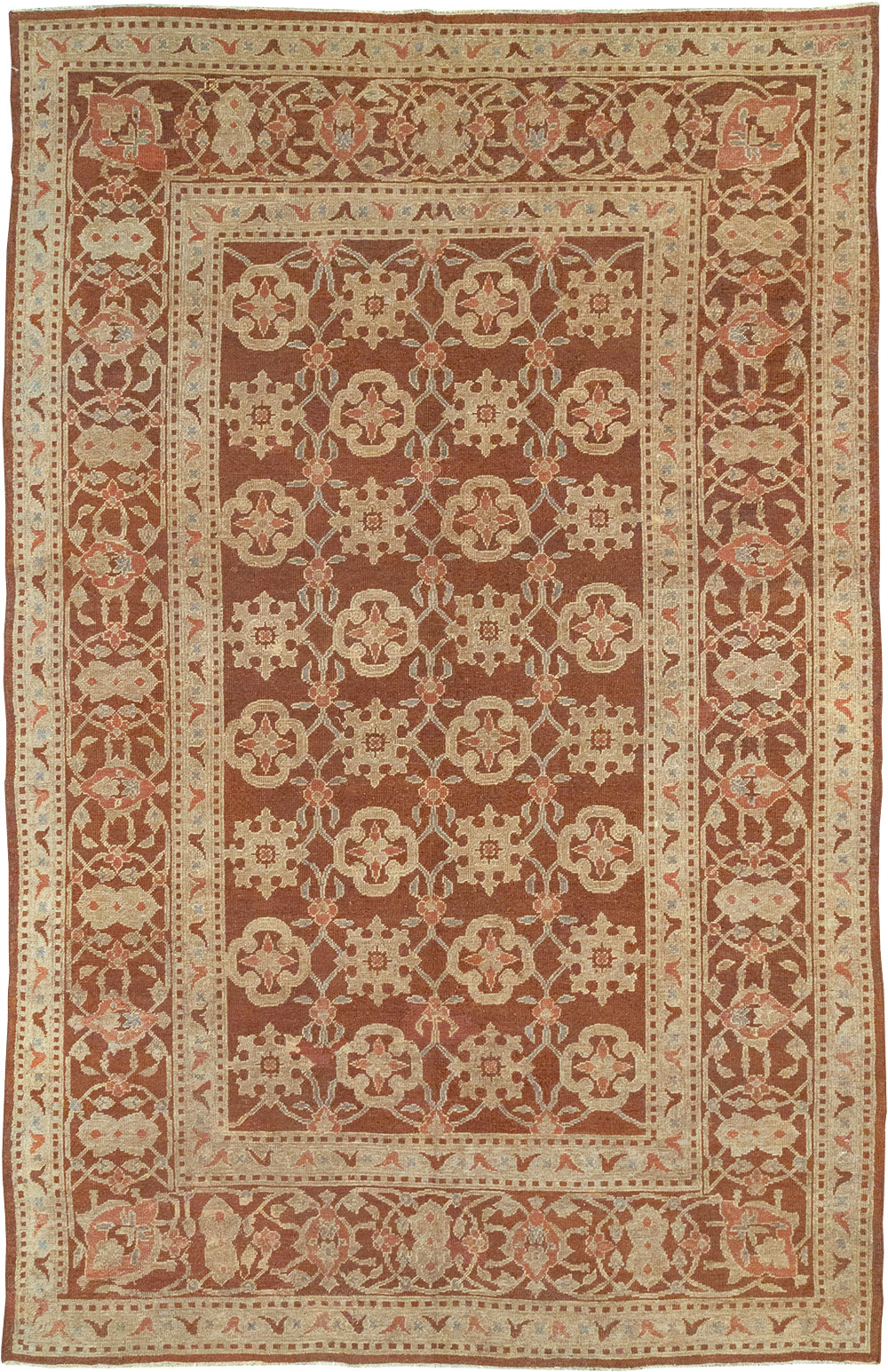 Vintage Indian Lahore Room Size Carpet, No.20307 - Gss