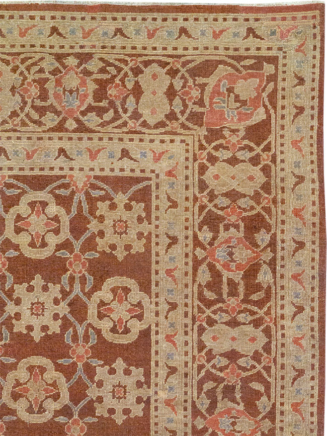 Vintage Indian Lahore Room Size Carpet, No.20307 - Gss