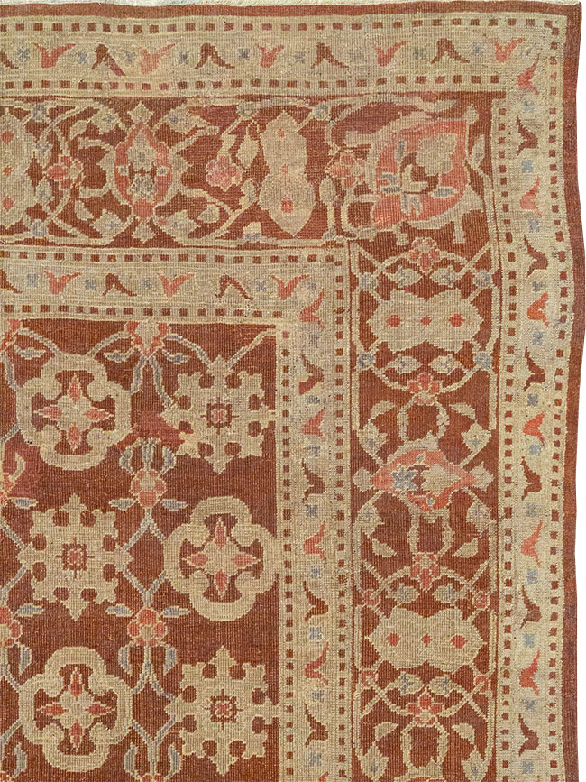 Vintage Indian Lahore Room Size Carpet, No.20307 - Gss