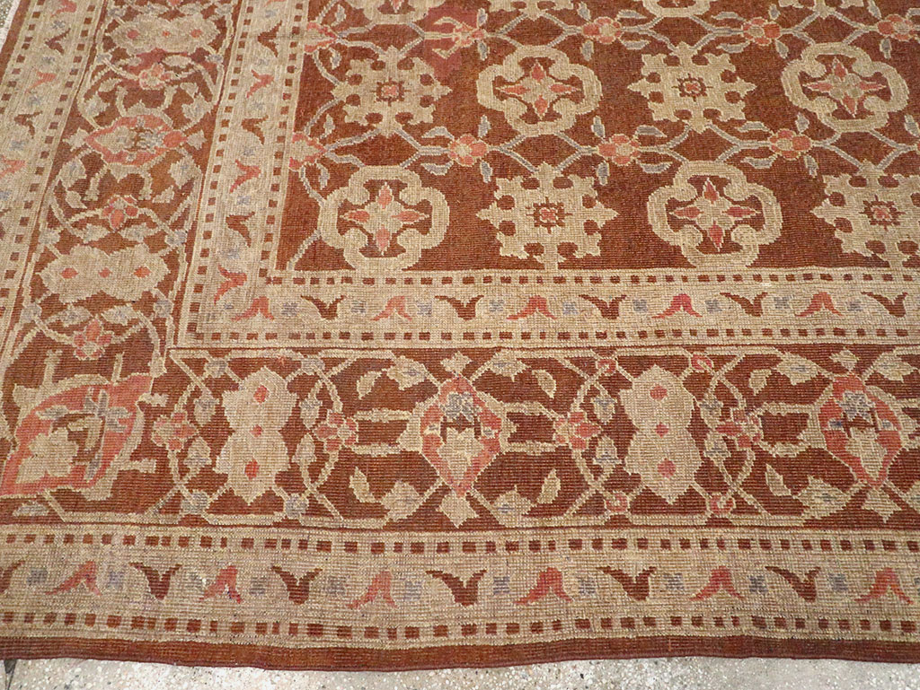 Vintage Indian Lahore Room Size Carpet, No.20307 - Gss
