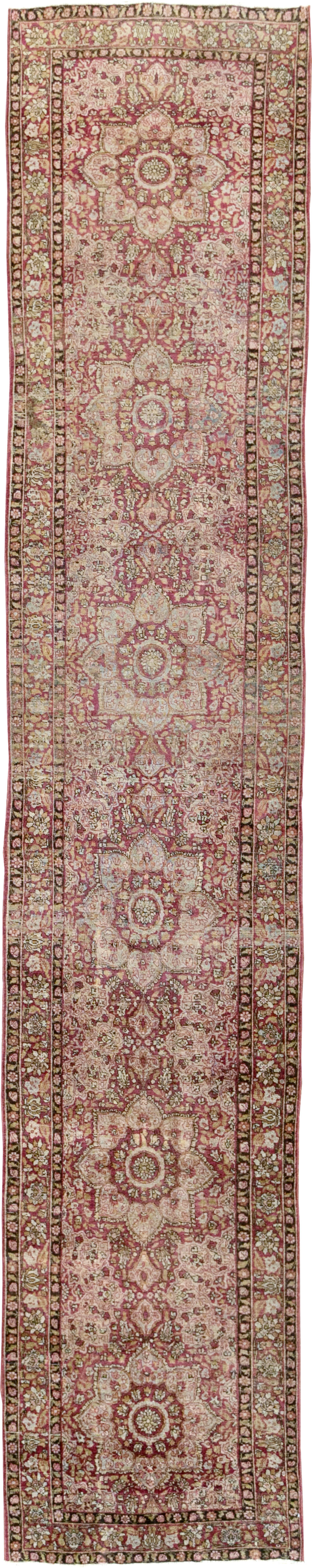 Antique Persian Mashad Runner, No.20313 - Gss
