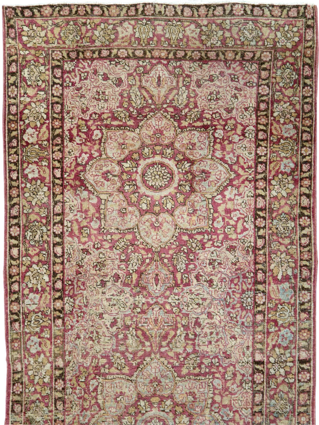 Antique Persian Mashad Runner, No.20313 - Gss