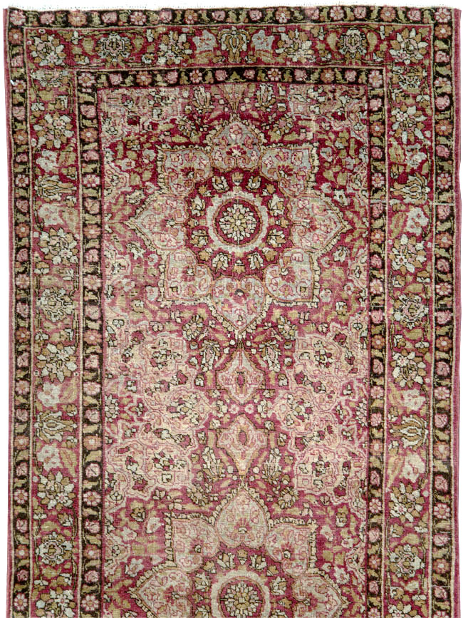 Antique Persian Mashad Runner, No.20313 - Gss
