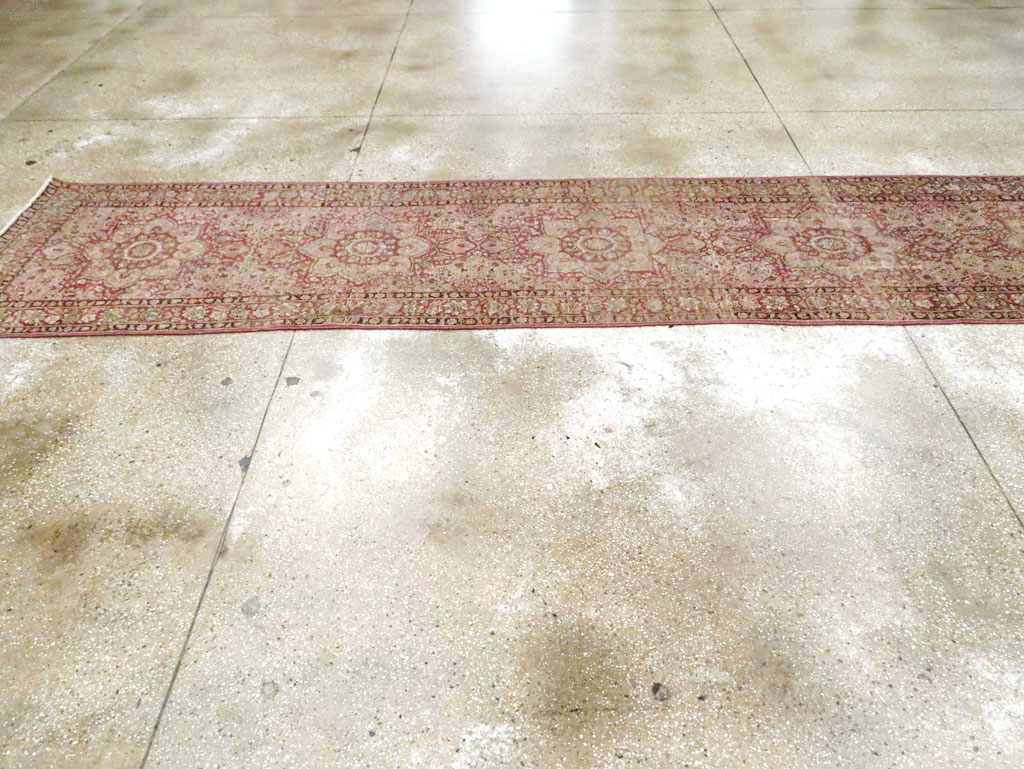 Antique Persian Mashad Runner, No.20313 - Gss