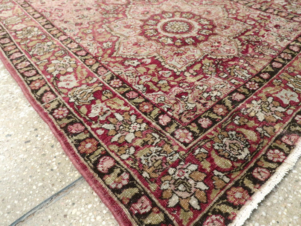 Antique Persian Mashad Runner, No.20313 - Gss