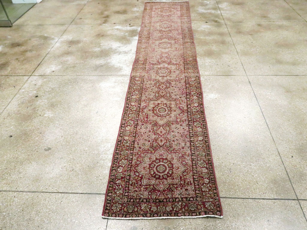 Antique Persian Mashad Runner, No.20313 - Gss
