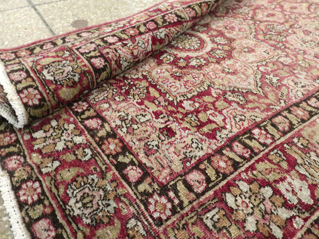 Antique Persian Mashad Runner, No.20313 - Gss