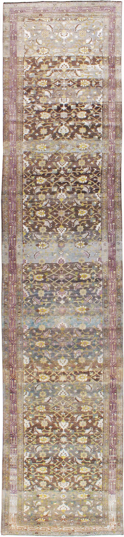 Vintage Persian Malayer Runner, No.20315 - Gss