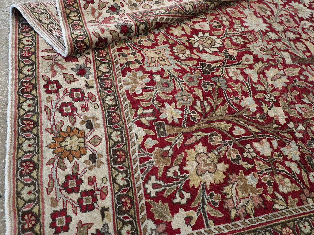 Vintage Persian Mashad Square Carpet, No.20328 - Gss