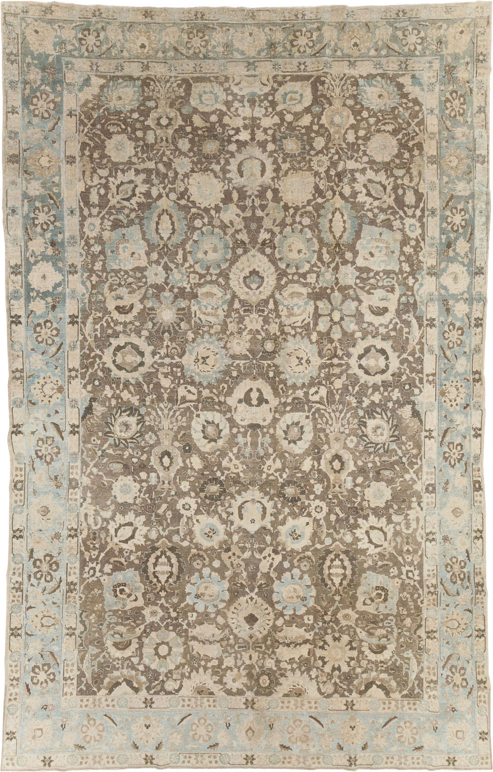 Antique Persian Tabriz Large Room Size Carpet, No.20335 - Gss