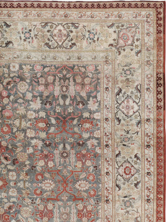 Antique Persian Tabriz Carpet, No.20338 - Gss