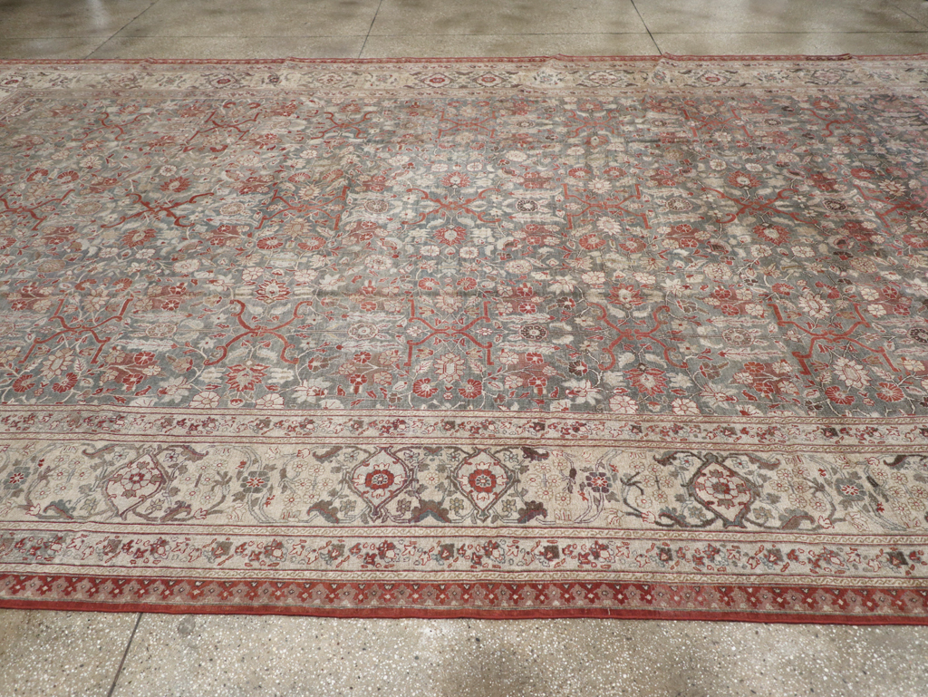 Antique Persian Tabriz Carpet, No.20338 - Gss